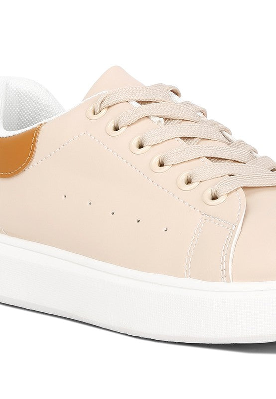 Enora Comfortable Lace Up Sneakers - SELFTRITSS  