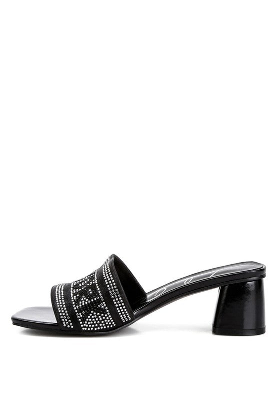 Studio 55 Diamante Embellished New York Sandals - SELFTRITSS  