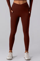 High Waist Active Leggings with Pockets - SELFTRITSS   