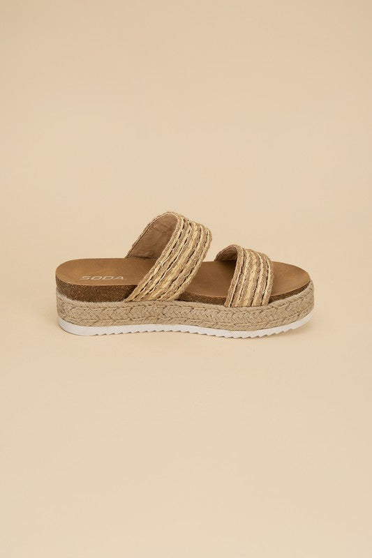 West Espadrille Slides - SELFTRITSS   