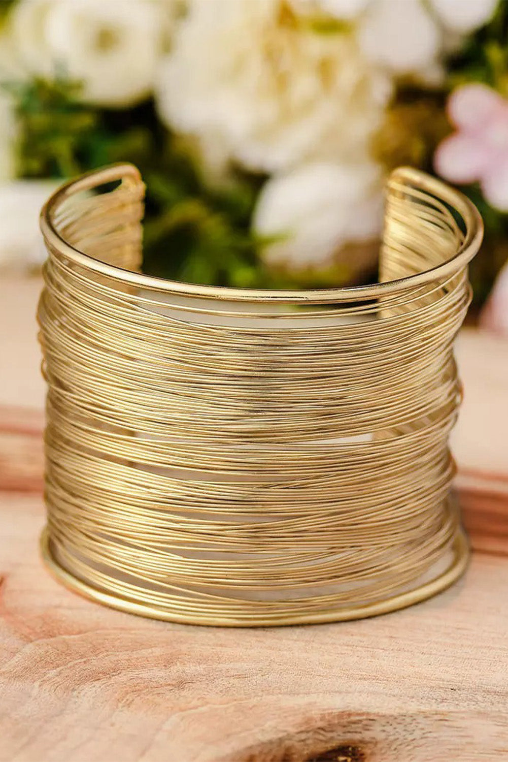 Gold Luxury Heavy Metal High Quality Open Wire Bracelet - SELFTRITSS   