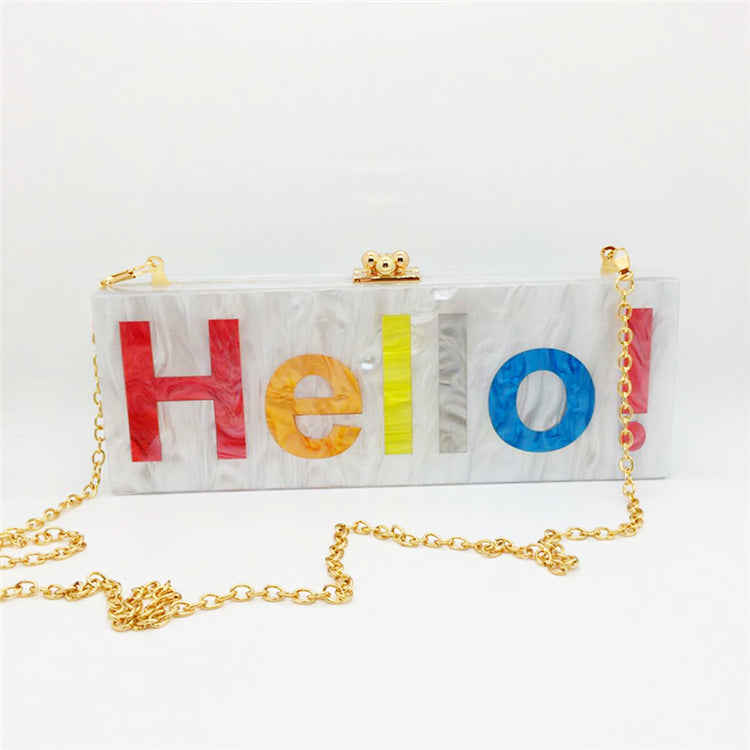 HELLO Clutch Bag - SELFTRITSS   