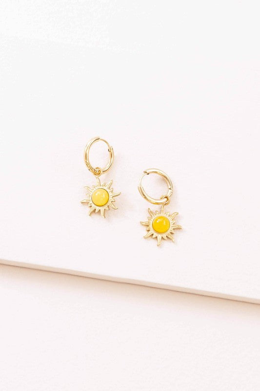 Sunset Hoop Earrings - 14K - SELFTRITSS   