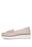 Daiki Platform Lug Sole Tassel Loafers - SELFTRITSS   