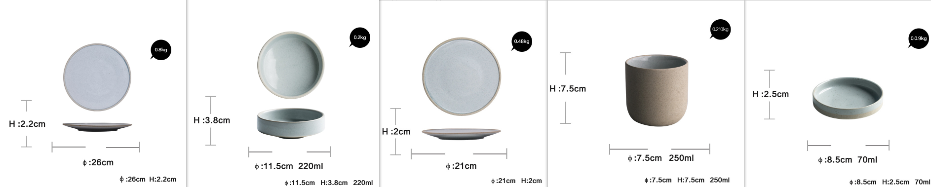 Household Dinner Plate, Flat Plate, Bowl And Plate Set - SELFTRITSS