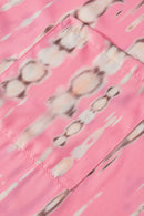 Pink Bohemian Tie Dye Oversize Long Kimono - SELFTRITSS