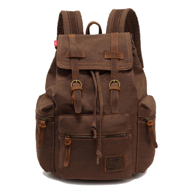 men's backpack vintage canvas backpack - SELFTRITSS   