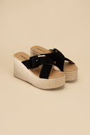 Manta Espadrille Platform Slides - SELFTRITSS   