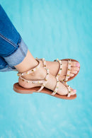 Strappy Sandal with Studs - SELFTRITSS   