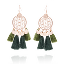 Tassel Earrings Dreamcatcher Sequin Earrings - SELFTRITSS