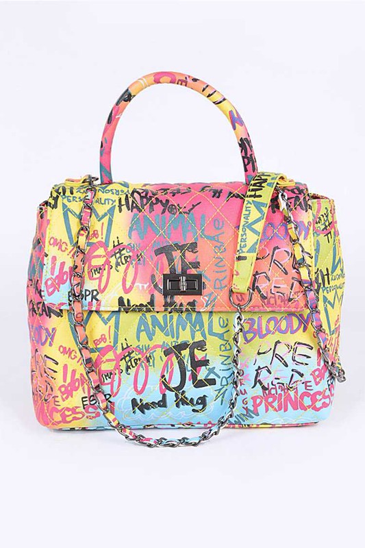 Graffiti Convertible Shoulder Bag - SELFTRITSS   