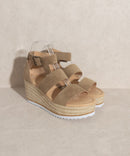 Double Strap Wedge Heel - SELFTRITSS