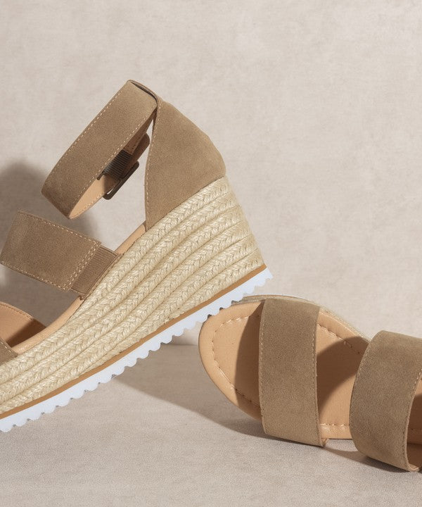 Double Strap Wedge Heel - SELFTRITSS