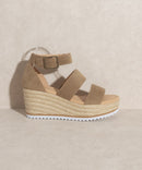 Double Strap Wedge Heel - SELFTRITSS