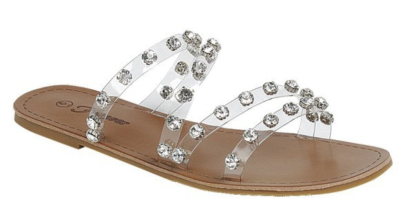 Clear Spikey Sandals