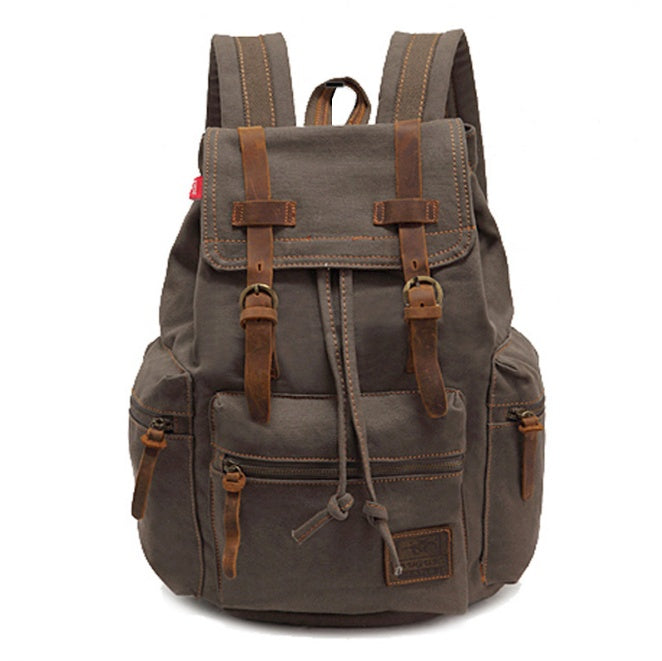 men's backpack vintage canvas backpack - SELFTRITSS   