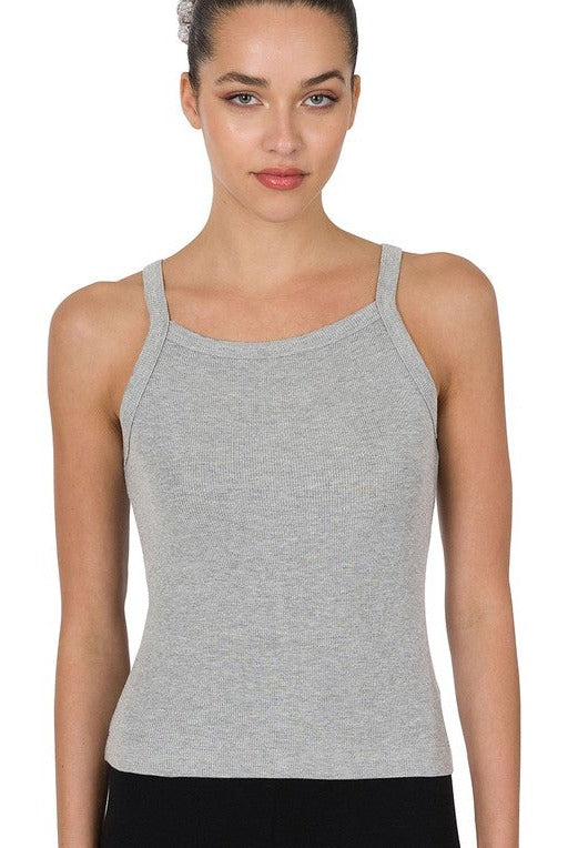 Ribbed Soft Rayon Cami - SELFTRITSS