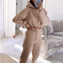 Women's 2 Piece Jogger Suit Tracksuits - SELFTRITSS   