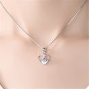 Silver Heart Pendant Necklace - SELFTRITSS