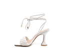 SKORA TIE UP HEELED SANDALS - SELFTRITSS  