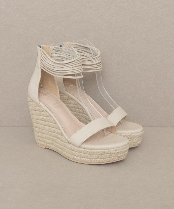 Oasis Society Rosalie - Layered Ankle Wedge - SELFTRITSS