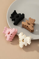 Matte finish teddy bear hair claw clip - SELFTRITSS   