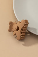 Matte finish teddy bear hair claw clip - SELFTRITSS   