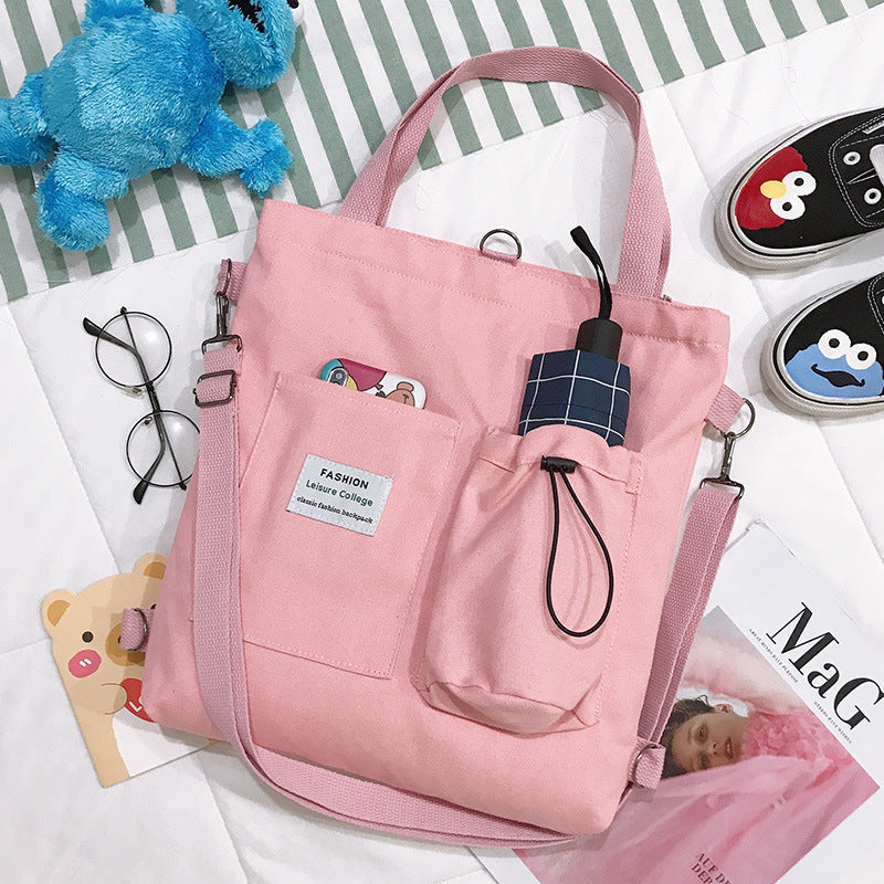 Harajuku Canvas Bags Student Backpack - SELFTRITSS   