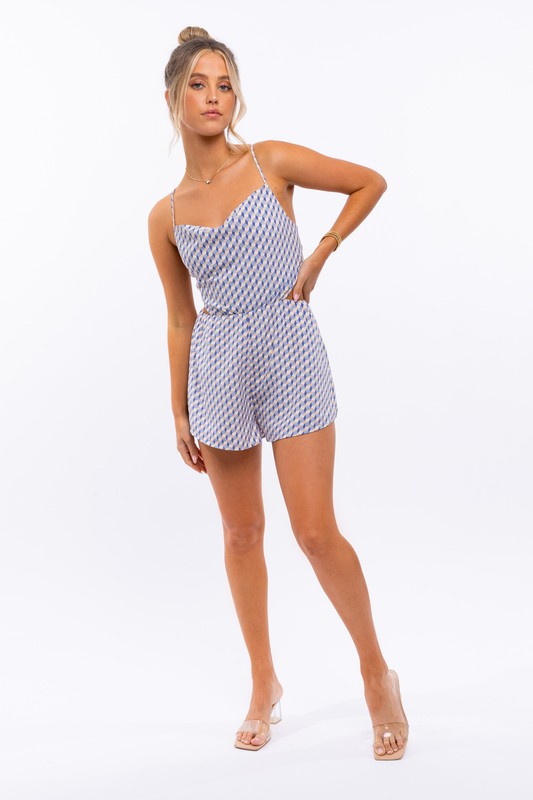 Cowl Neck Romper - SELFTRITSS   