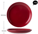 Luxury Red Glaze Ceramic Dinner Sets - SELFTRITSS