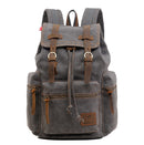 men's backpack vintage canvas backpack - SELFTRITSS   