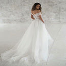 Simple Lace Light Elegant Wedding Dress - SELFTRITSS