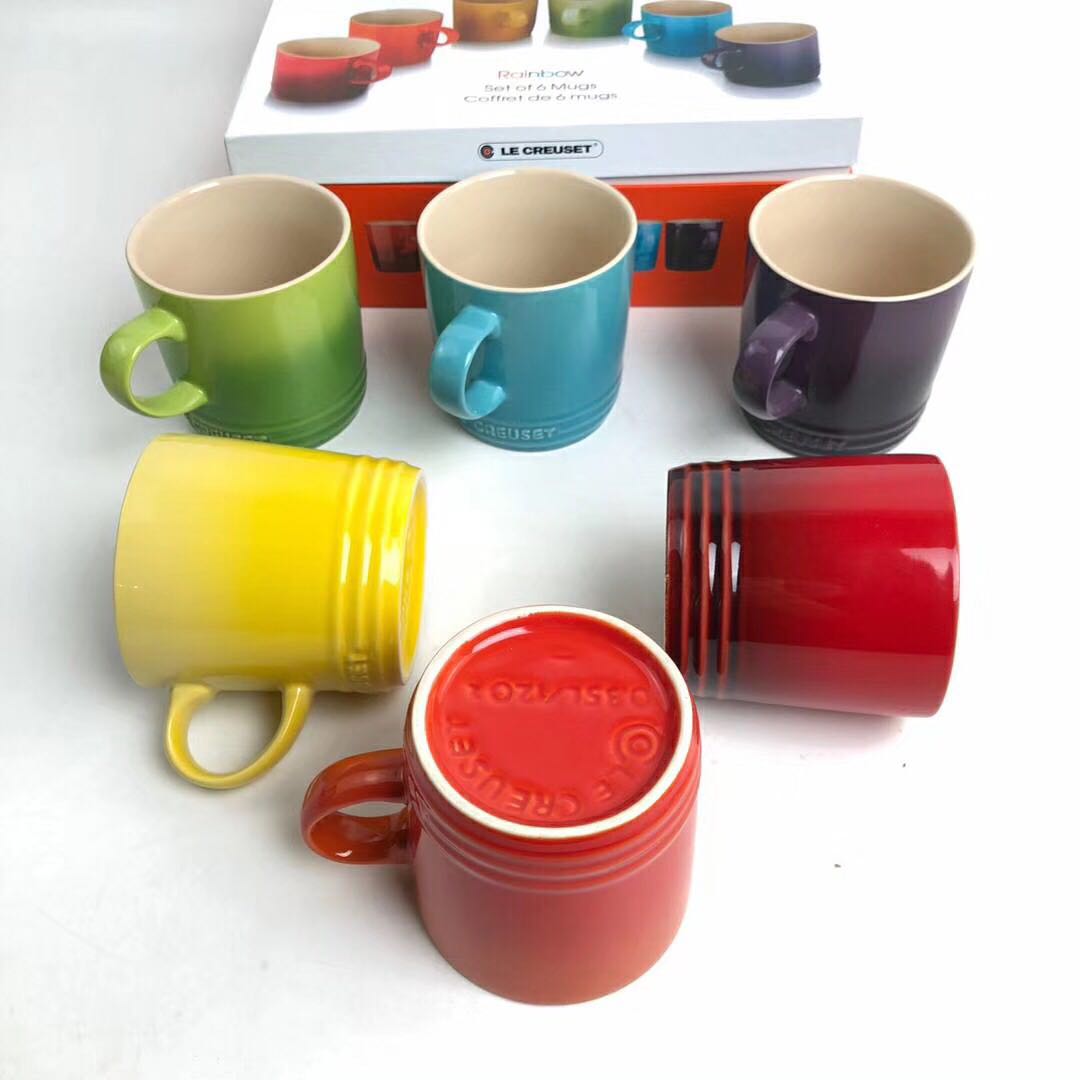 Colorful Mugs Set of 6 400ml - SELFTRITSS