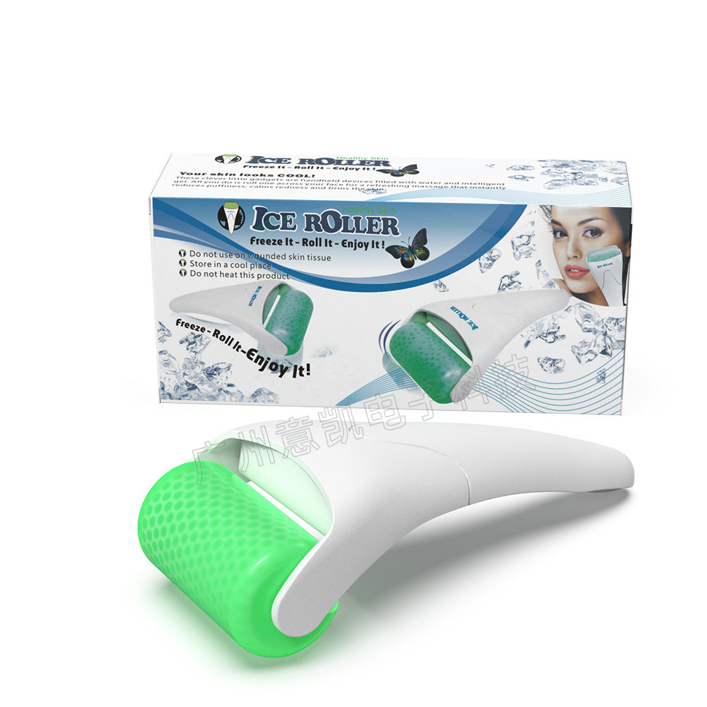 Ice Roller White Green Purple Blue Powder Plastic Massager OEM Customized Yikai Microneedle - SELFTRITSS   