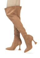 Brandy Over The Knee High Heeled Boots - SELFTRITSS