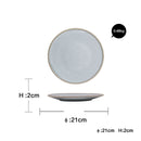 Household Dinner Plate, Flat Plate, Bowl And Plate Set - SELFTRITSS