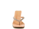 LITCHI CRYSTAL LINED THONG BLOCK HEELED SANDAL - SELFTRITSS   