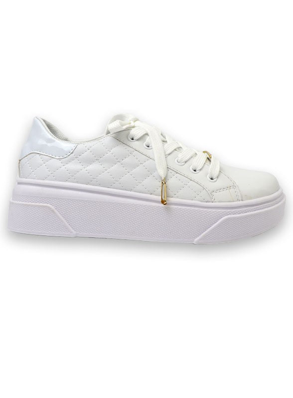 Quilted Platform Sneaker - SELFTRITSS