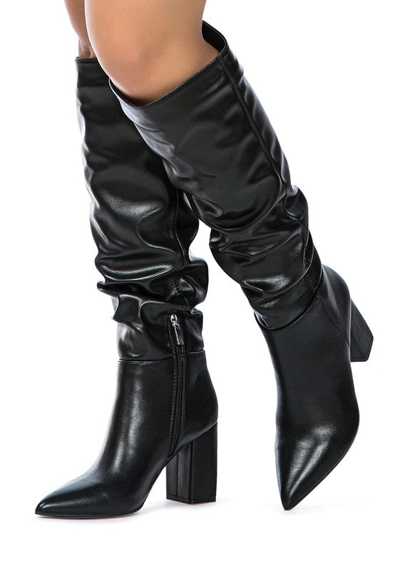 Hanoi Knee High Slouch Boot - SELFTRITSS