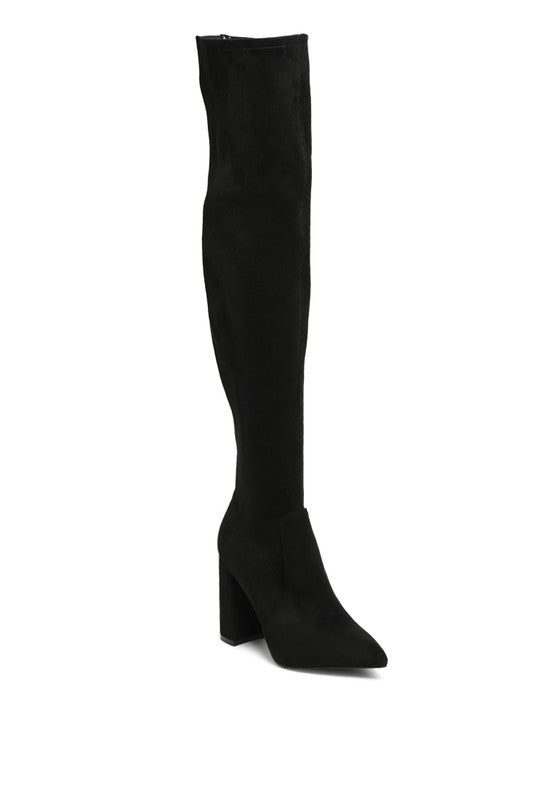 Suede Over-the-Knee Boot