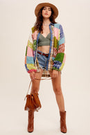 Within Colors Heavy Bold Sweater Cardigan - SELFTRITSS