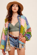 Within Colors Heavy Bold Sweater Cardigan - SELFTRITSS