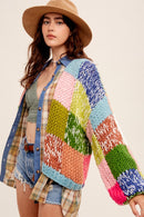 Within Colors Heavy Bold Sweater Cardigan - SELFTRITSS