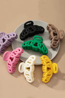 Color large hair clips with chunky linked ovals - SELFTRITSS   