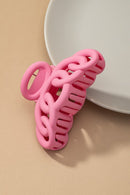 Color large hair clips with chunky linked ovals - SELFTRITSS   