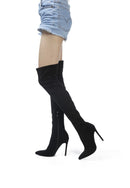 Tilera Stretch Over The Knee Stiletto Boots - SELFTRITSS