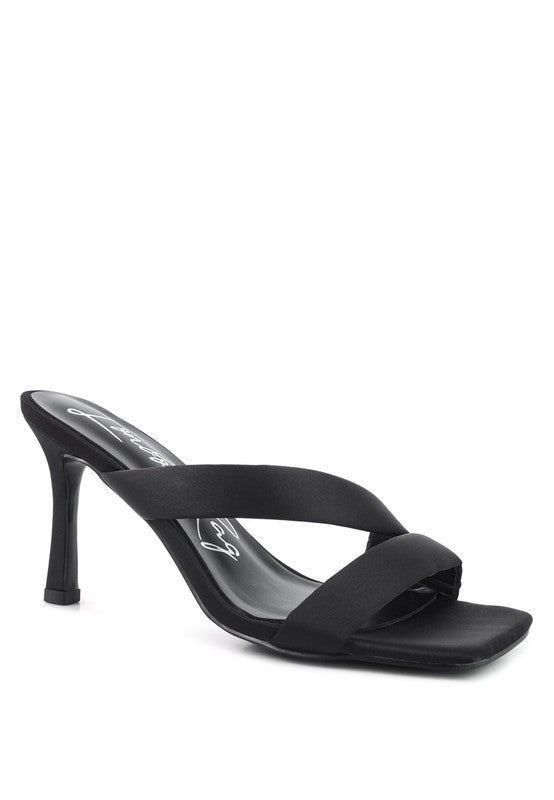 SPICE UP CROSS STRAP HEELS - SELFTRITSS   