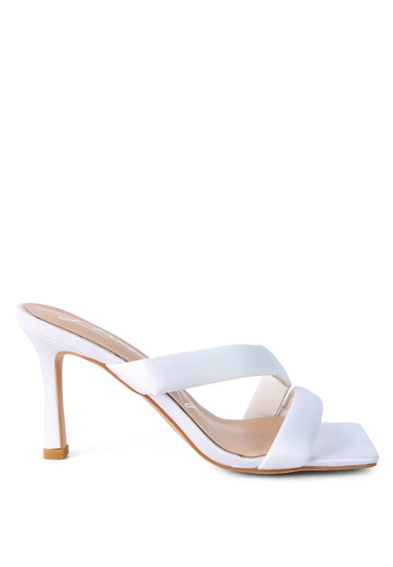 SPICE UP CROSS STRAP HEELS - SELFTRITSS   