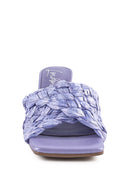 POUT PRO BRAIDED RAFFIA BLOCK SANDAL - SELFTRITSS   