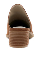 PALMA STACKED HEEL MULES - SELFTRITSS